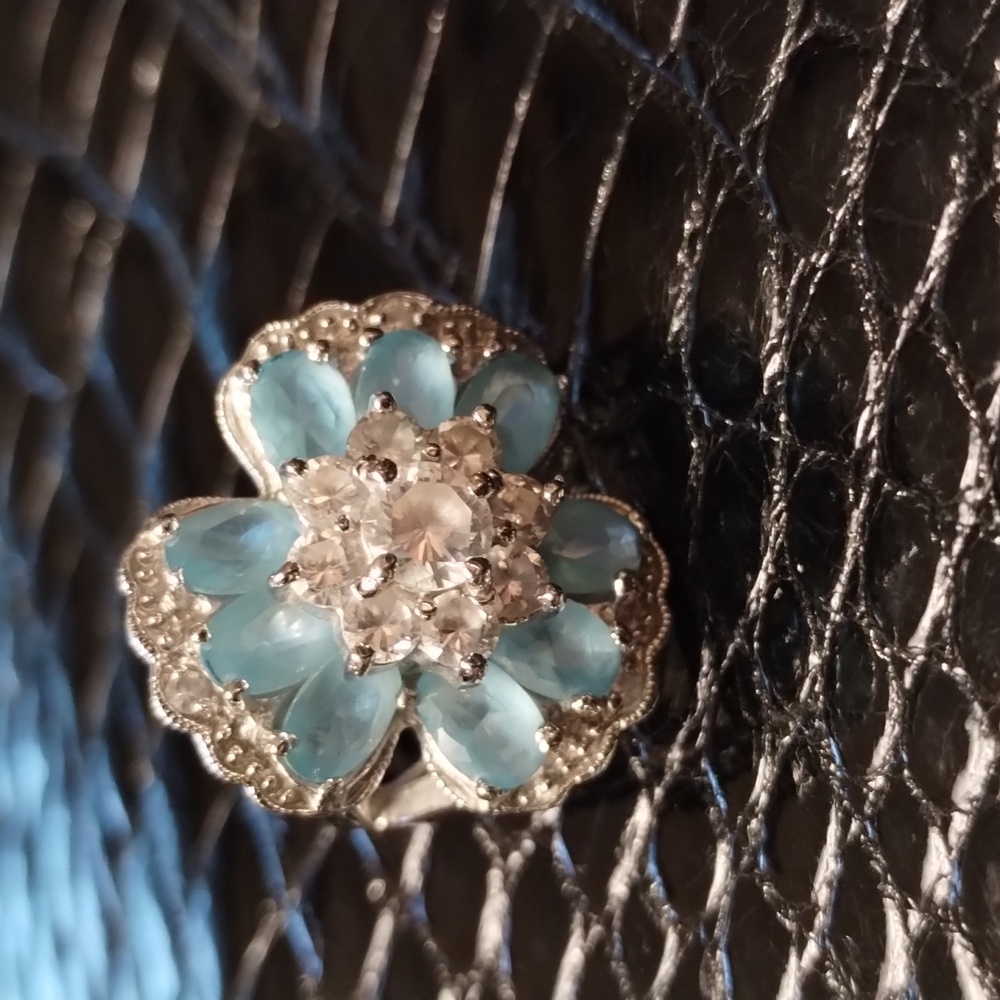 Nolan Miller flower ring